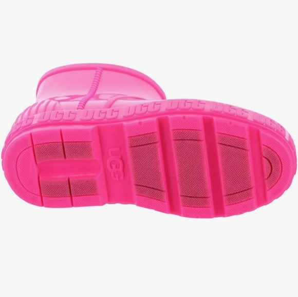 ✨️UGG HOT PINK DRIZLITA RAIN BOOTS NEW WOMENS 6.5 Y- 5 - Picture 6 of 9